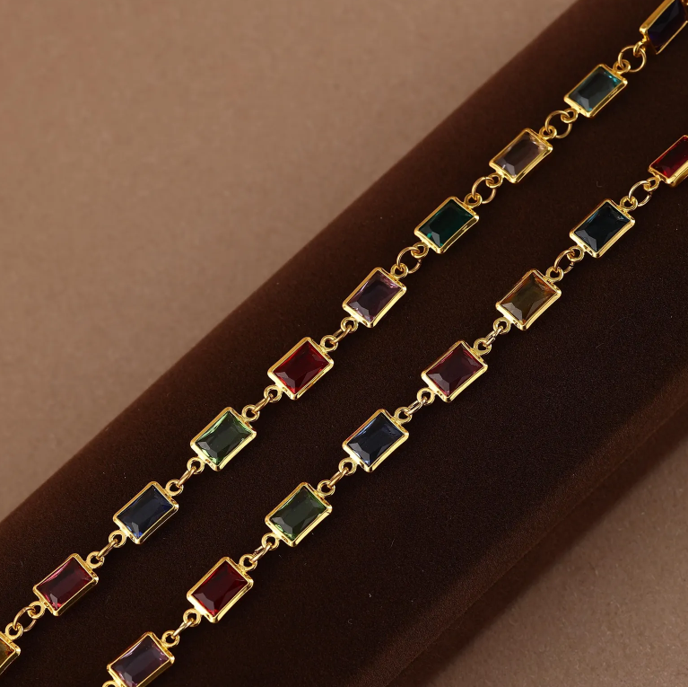 Collier Arc-en-Ciel Doré